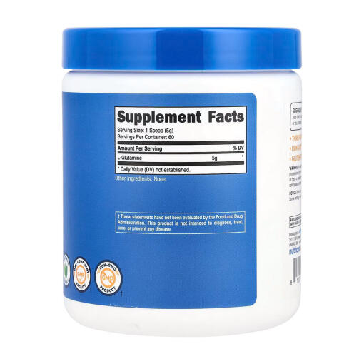 Nutricost - L-Glutaminpulver, 300 g - Bild 2