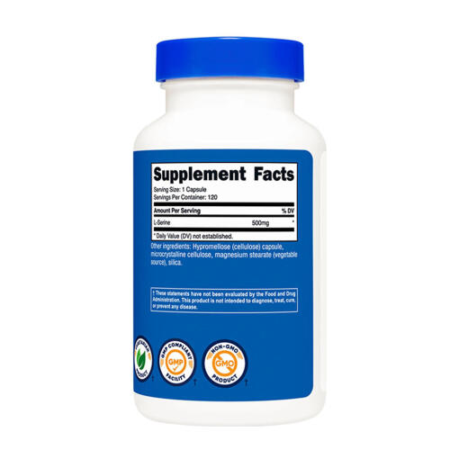 Nutricost - L-Serin, 120 kapslar - Bild 2