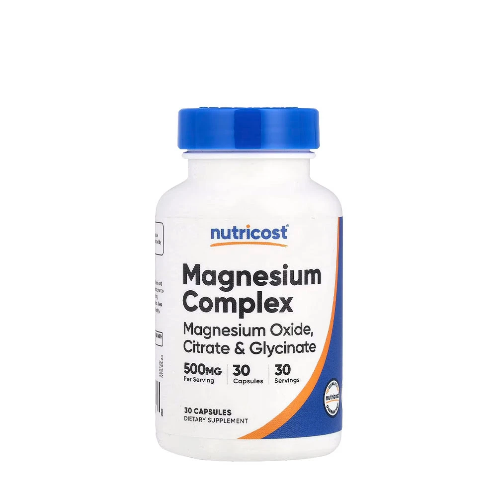 Nutricost - Magnesiumkomplex, 500 mg, 30 kapslar | HälsokostMagnesium | Apoteka