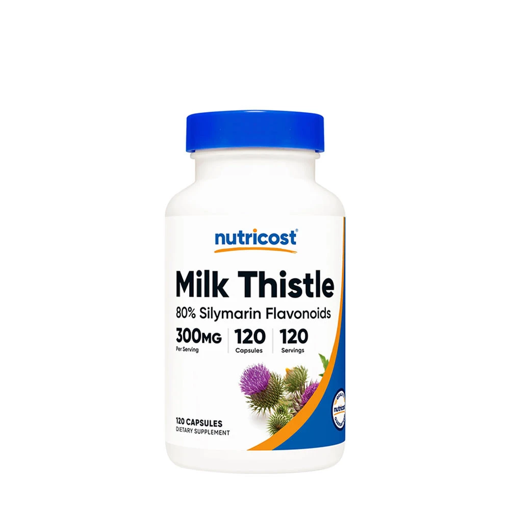 Nutricost - Mjölkört 300 mg, 120 kapslar | HälsokostMjölktistelMariatistel | Apoteka