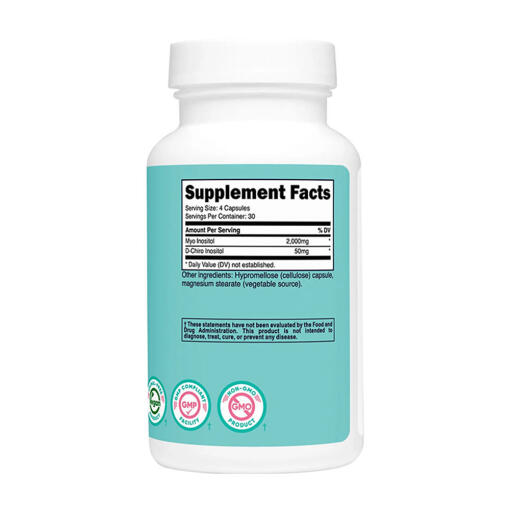Nutricost - Myo & D-Chiro Inositol för kvinnor, 120 kapslar - Bild 2