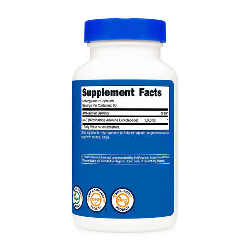Nutricost - NAD+, 120 kapslar - Bild 2