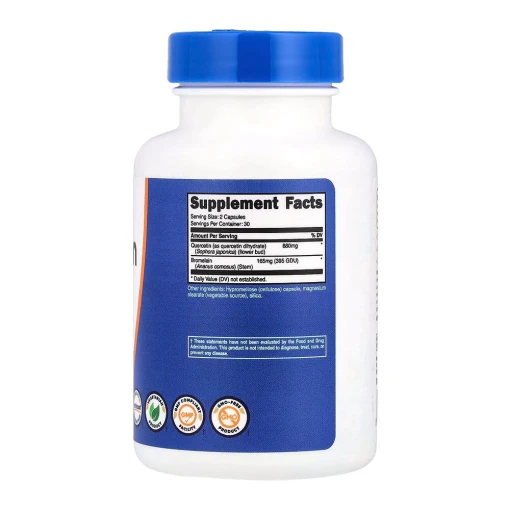 Nutricost - Quercetin med Bromelain, 880 mg, 60 kapslar - Bild 2