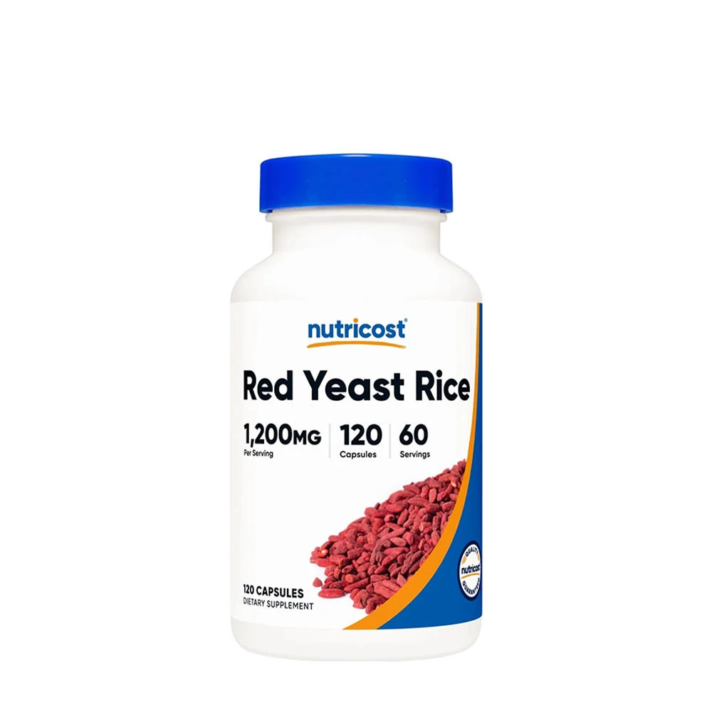 Nutricost - Röd Jäst Ris Kapslar, 1200 mg (120 Kapslar) | HälsokostÖrter och växtbaserade preparatKoenzym Q10 | Apoteka