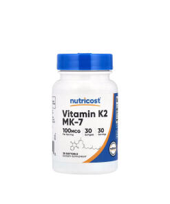 Nutricost Vitamin K2 MK-7  (30 Softgels)