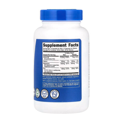 Nutricost - ZMA, 90 kapslar - Bild 2