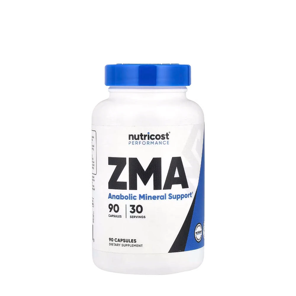 Nutricost - ZMA, 90 kapslar | Vitaminer och MineralerHälsa och välbefinnandeZMABiohacking | Apoteka