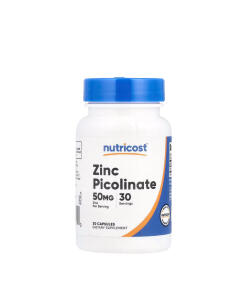 Nutricost Zinc Picolinate 50 mg (30 Capsules)