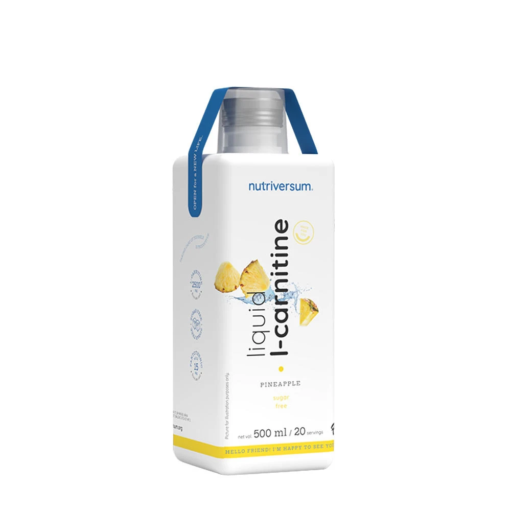 Nutriversum - L-Carnitine 2500 mg FLOW, 500 ml, Ananas | HälsokostL-karnitin | Apoteka