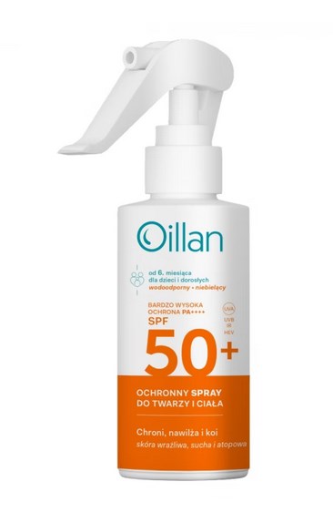 Oillan - Solkrämsspray SPF50, 125 ml