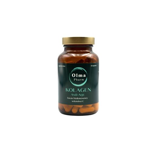 OLMA PHARM Anti-Age Collagen with Hyaluronic Acid and Vitamin C (90 capsules)