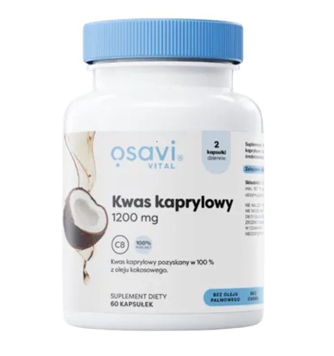 Osavi - Kaprylsyra 1200 mg, 60 kapslar | Vitaminer och MineralerÖrttillskott | Apoteka
