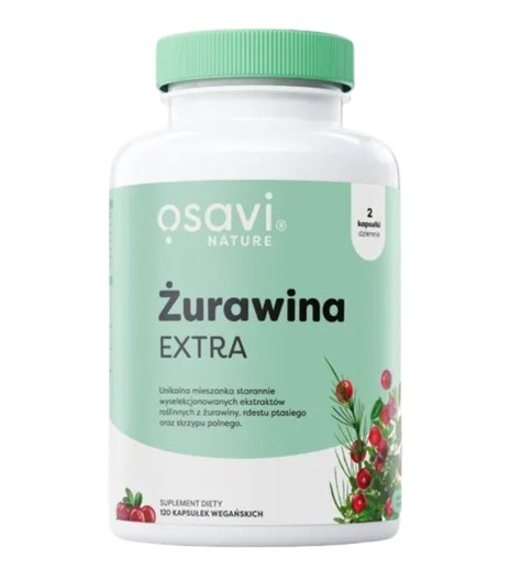 Osavi - Cranberry Extra, 60 kapslar | Vitaminer och MineralerUrinvägshälsaÖrter och växtbaserade preparat | Apoteka