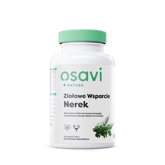 Osavi - Örtbaserat Njurstöd, 60 kapslar | Vitaminer och MineralerHälsa och välbefinnandeÖrttillskottUrinvägshälsaÖrter och växtbaserade preparat | Apoteka