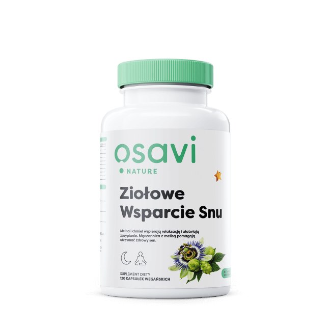 Osavi - Örtbaserat Sömnstöd, 120 kapslar | Vitaminer och MineralerHälsa och välbefinnandeÖrttillskottSömnstödÖrter och växtbaserade preparat | Apoteka
