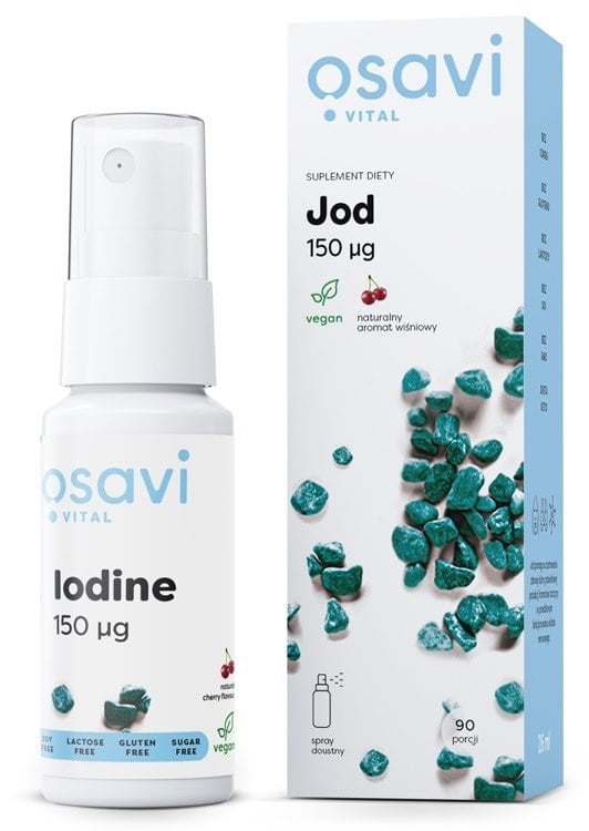 Osavi - Jod Munspray, Svarta Vinbär, 26 ml | Vitaminer och MineralerJod | Apoteka