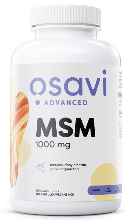Osavi - MSM 1000 mg, 120 kapslar