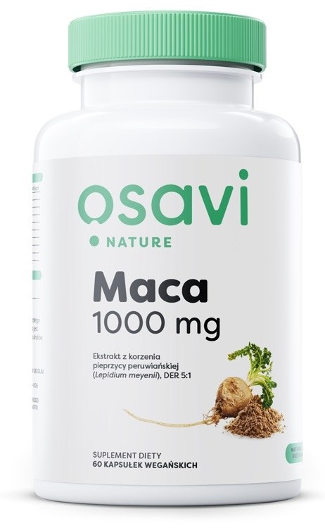 Osavi - Maca, 500 mg, 60 kapslar | Vitaminer och MineralerMatsmältningshälsaMaca | Apoteka