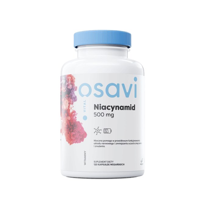 Osavi - Niacinamid, 500 mg (120 kapslar) | Vitaminer och MineralerVissa vitaminerNiacin | Apoteka