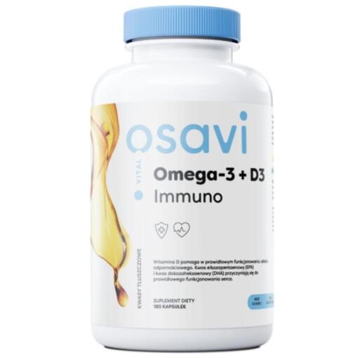 OSAVI Omega-3 + D3 Immuno (180 caps)
