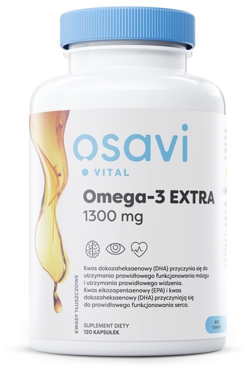 Osavi - Omega-3 Extra, 650 mg - citronsmak (120 kapslar) | Vitaminer och MineralerOmegas - EFA - CLA - oljorOmega & Näringsoljor | Apoteka