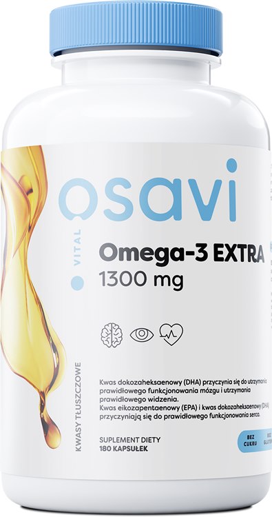 Osavi - Omega-3 Extra, 650 mg, citronsmak (180 kapslar) | Vitaminer och MineralerOmegas - EFA - CLA - oljorOmega & Näringsoljor | Apoteka