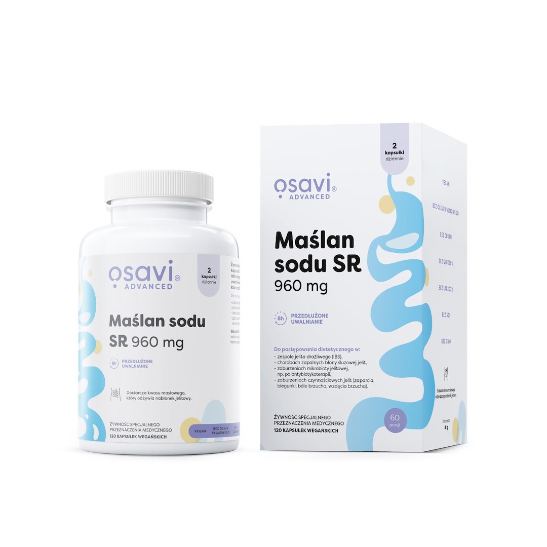 Osavi - Natriumbutyrat, 120 kapslar | Vitaminer och MineralerLeverstöd | Apoteka