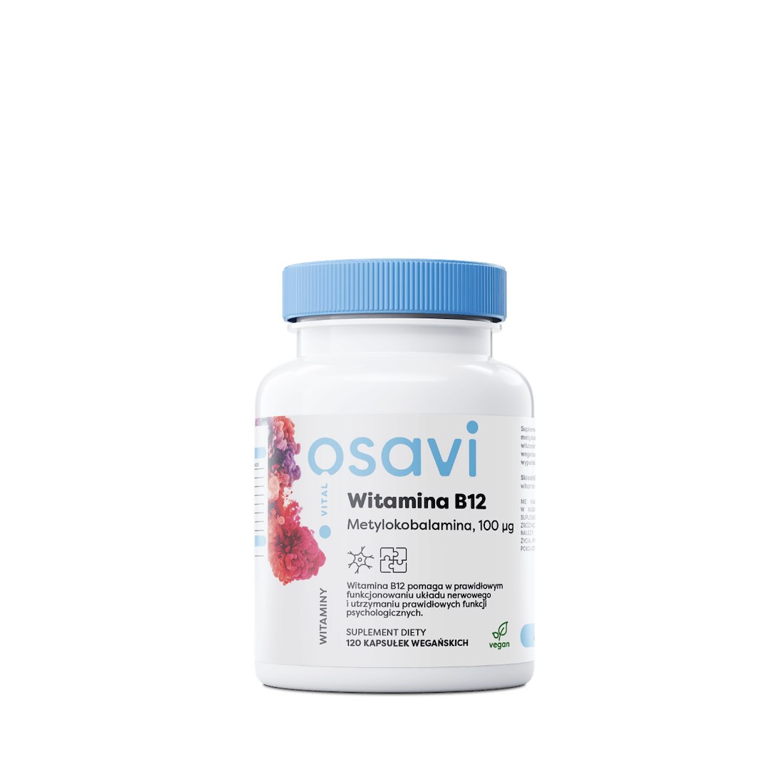 Osavi - Vitamin B12, 100 mcg, 120 kapslar | Vitaminer och MineralerVissa vitaminerB12 | Apoteka