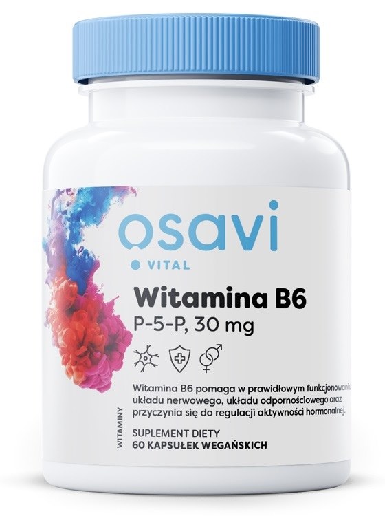 Osavi - Vitamin B6 P-5P, 30 mg (60 kapslar) | Vitaminer och MineralerVissa vitaminerB6 | Apoteka