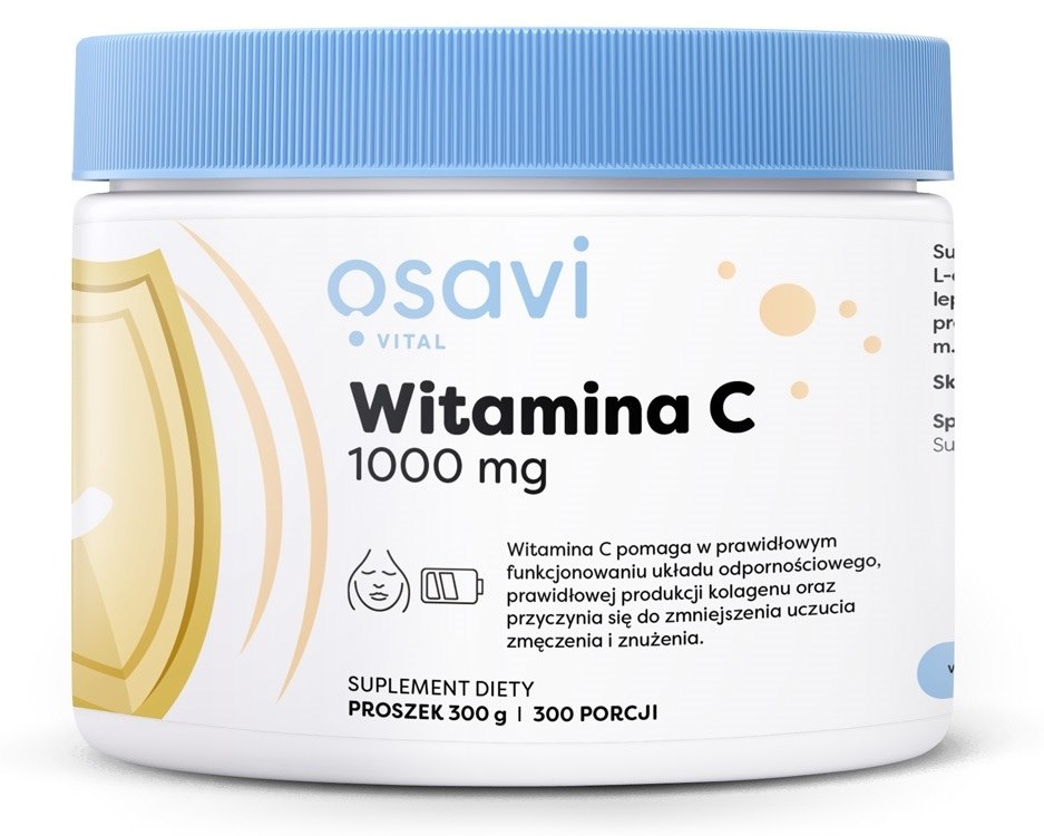 Osavi - Vitamin C 1000 mg, 300 g | Vitaminer och MineralerVissa vitaminerKollagenVitamin C | Apoteka