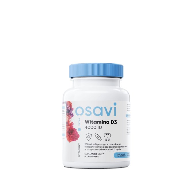 Osavi - Vitamin D3, 4000 IE (60 kapslar) | Vitaminer och MineralerVissa vitaminerD-vitamin | Apoteka