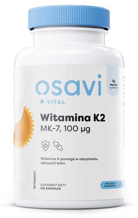 Osavi - Vitamin K2 MK-7, 100 mcg, 120 kapslar | Vitaminer och MineralerVissa vitaminerK-vitamin | Apoteka