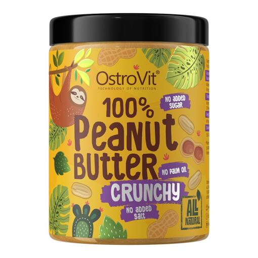 OSTROVIT 100% Peanut Butter  crunchy (1000 g)