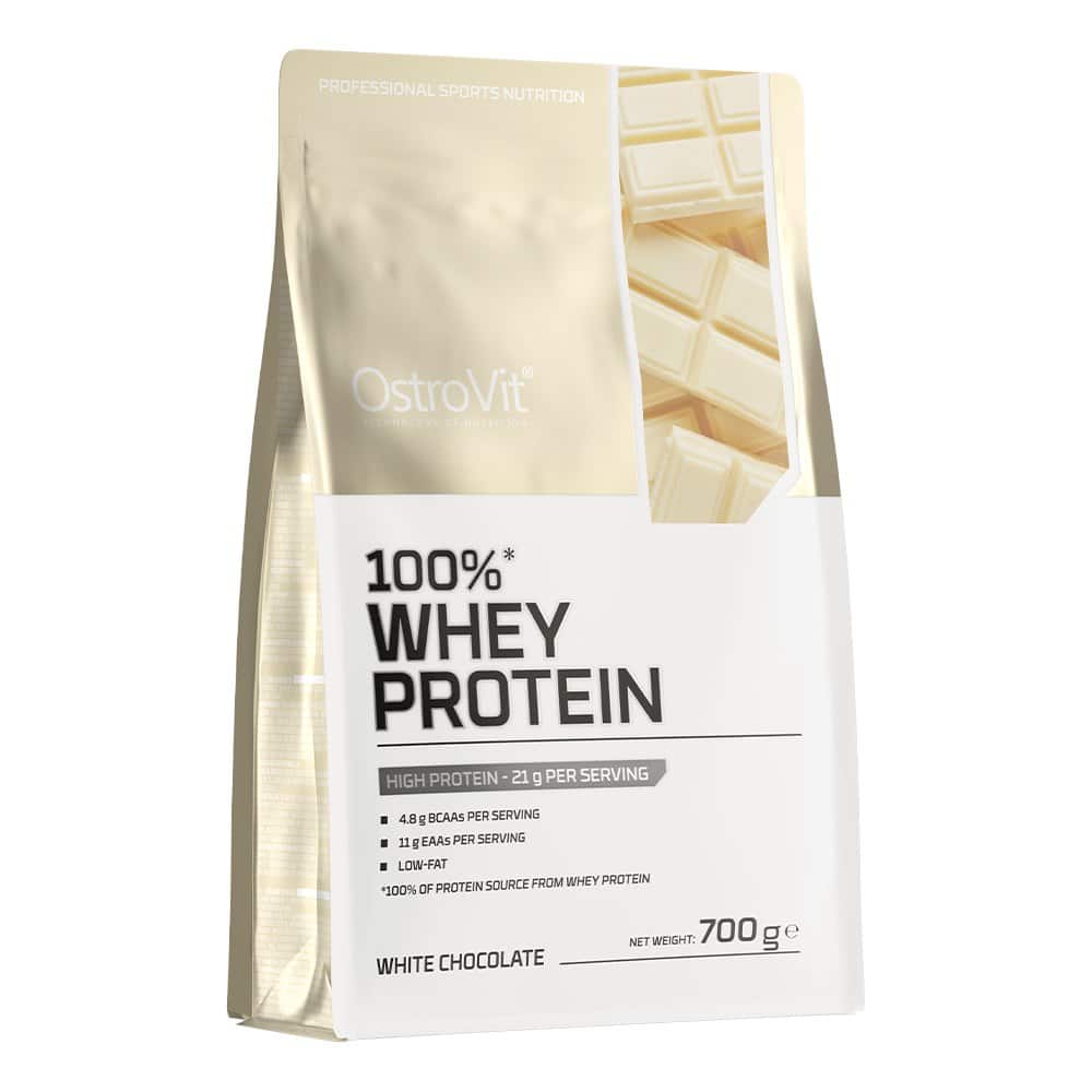 OstroVit - 100% Vassleprotein Vit Choklad, 700 g | Vitaminer och MineralerViktkontrollProteinerVassleproteinÅterhämtning efter träning | Apoteka