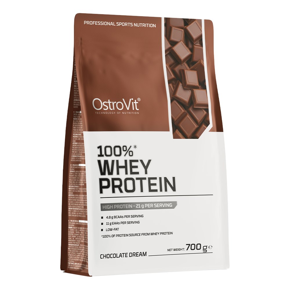 OstroVit - 100% Vassleprotein, Chokladdröm, 700 g | Vitaminer och MineralerViktkontrollProteinerVassleproteinÅterhämtning efter träning | Apoteka