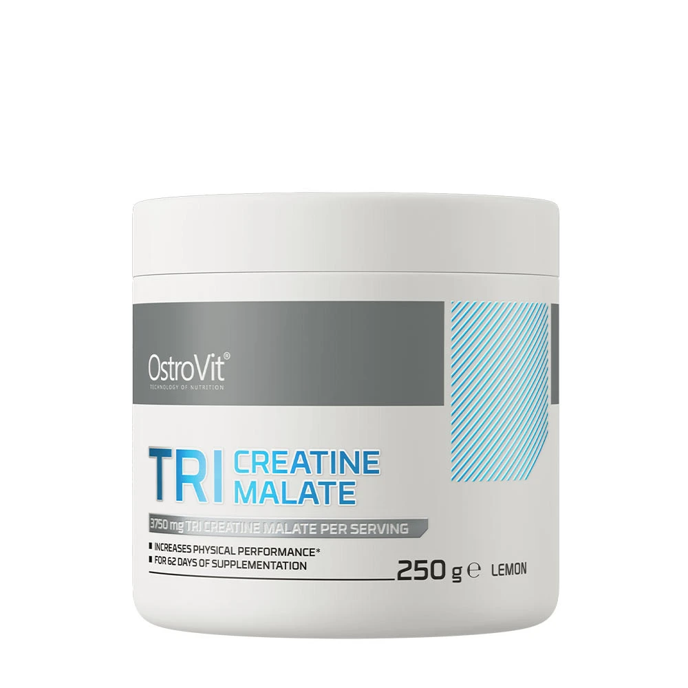 Ostrovit - Kreatinmalat, 250 g, Citron | HälsokostKreatintillskottFitness och träning | Apoteka