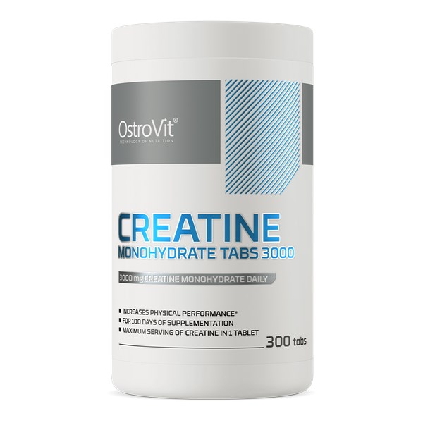 OstroVit - Kreatinmonohydrat, 3000 mg, 300 tabletter | Vitaminer och MineralerKreatintillskottKreatinmonohydrat | Apoteka