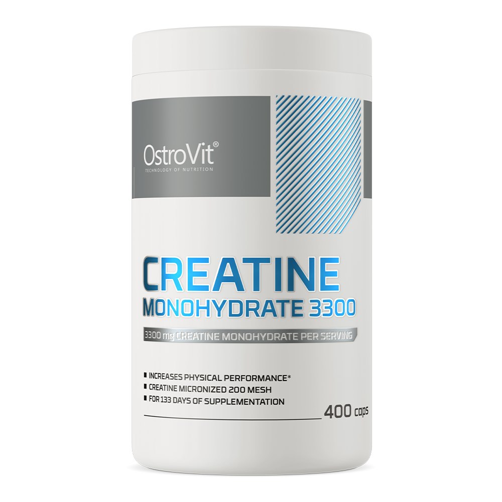 OstroVit - Kreatinmonohydrat 3300 mg, 400 kapslar | Vitaminer och MineralerKreatintillskottKreatinmonohydrat | Apoteka