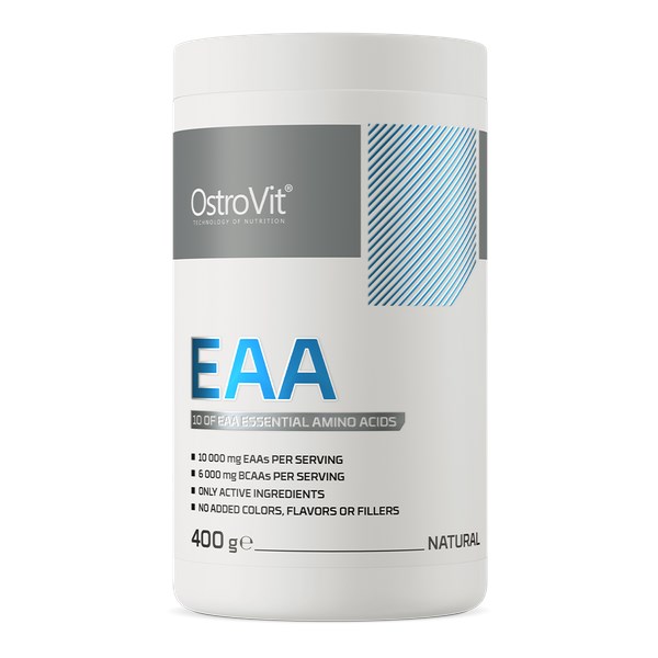 OstroVit - EAA Natural, 400 g | Vitaminer och MineralerAminosyror och BCAAMultimineralerBCAA och EAAL-lysin | Apoteka