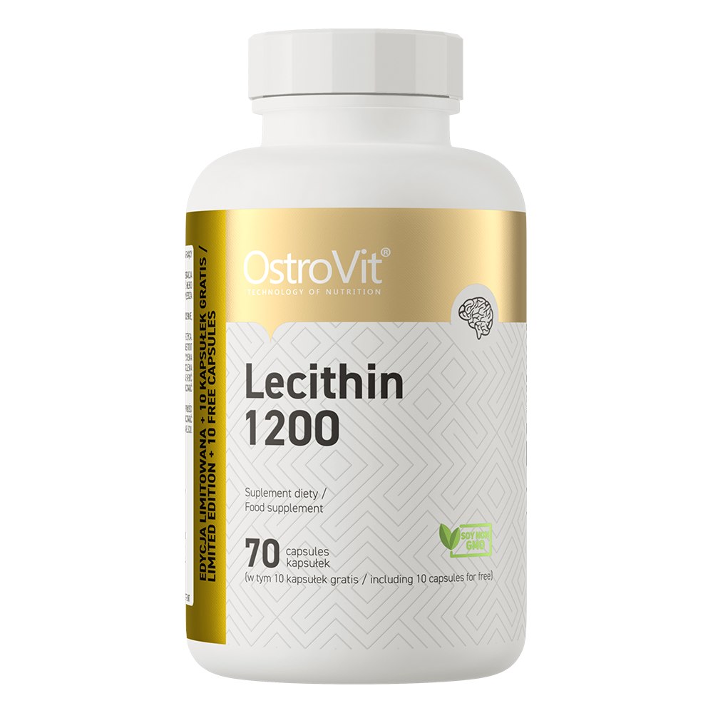OstroVit - Lecitin 1200 mg, 70 kapslar | Vitaminer och MineralerB3 | Apoteka