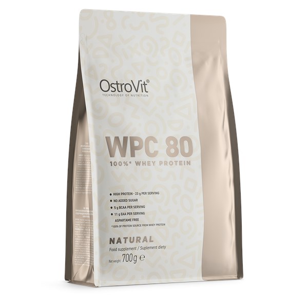 OstroVit - WPC 80 Natural, 700 g | Vitaminer och MineralerProteinerVassleprotein | Apoteka