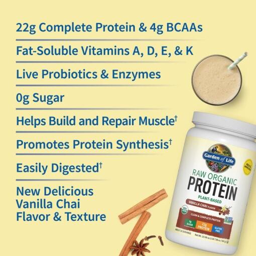 Garden of Life - Ekologiskt RAW Protein, 560-660 gram - Bild 6