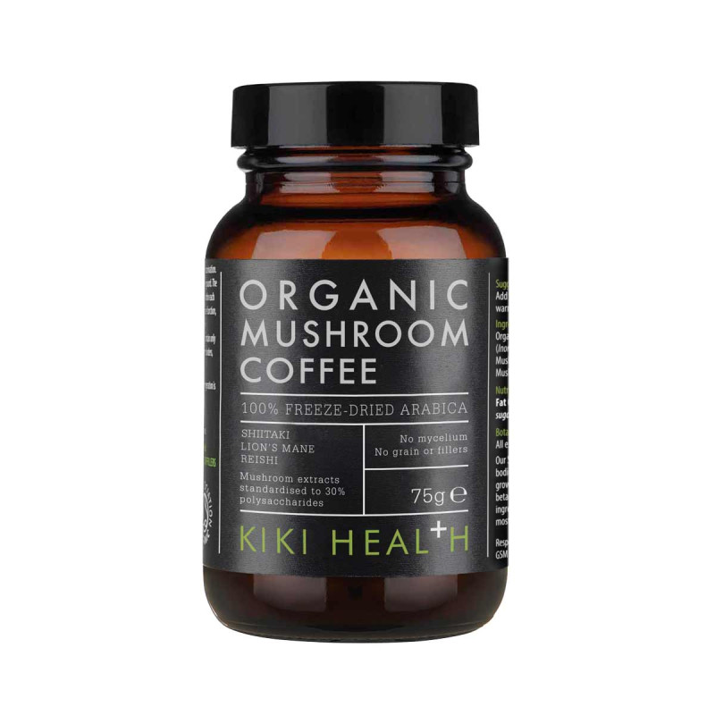KIKI Health - Ekologiskt Svampkaffe, 75g | Vitaminer och MineralerVeganska produkterHälsa och välbefinnandeHälsokostSvamptillskott | Apoteka