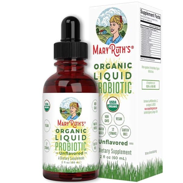 MaryRuth Organics - Ekologisk Flytande Probiotika, 60 ml | Veganska produkterHälsa och välbefinnandeHälsokostProbiotikaAcidophilus – Mjölksyrabakterier för Mage & Tarmflora | Apoteka