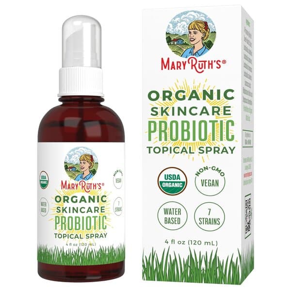 MaryRuth Organics - Ekologisk Hudvård Probiotisk Topisk Spray, 120 ml | Veganska produkterHälsa och välbefinnandeHälsokostProbiotikaAcidophilus – Mjölksyrabakterier för Mage & TarmfloraNordisk vitalitetKosmetika | Apoteka