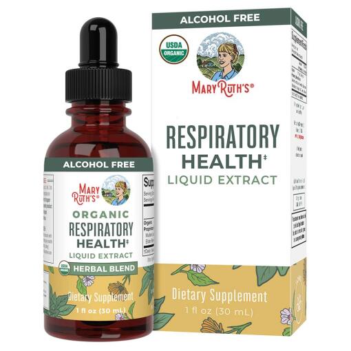 MaryRuth Organics - Ekologiska Droppar för Andningshälsa, 30 ml - Bild 2