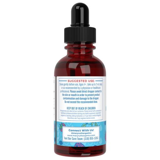 MaryRuth Organics - Ekologiska Joniska Zinkdroppar för Barn, Bärsmak - 60 ml - Bild 3