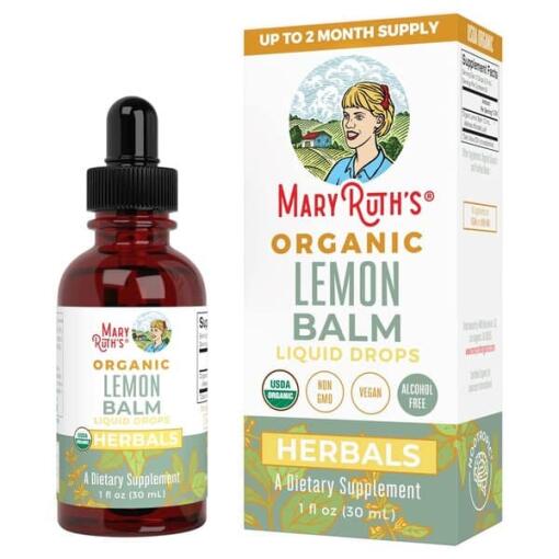 Økologiske citronmelisse dråber - 30 ml