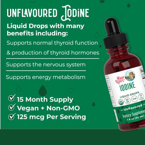 MaryRuth Organics - Ekologiska Joddroppar, 30 ml - Bild 6