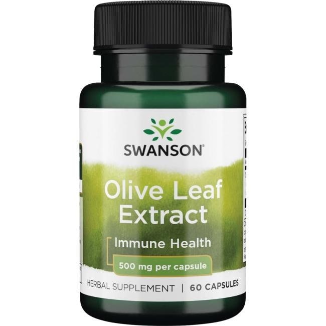 Swanson - Olivbladsextrakt, 500 mg - 60 kapslar | Vitaminer och MineralerHälsa och välbefinnandeAntioxidanterÖrttillskottHälsokostÖrter och växtbaserade preparat | Apoteka